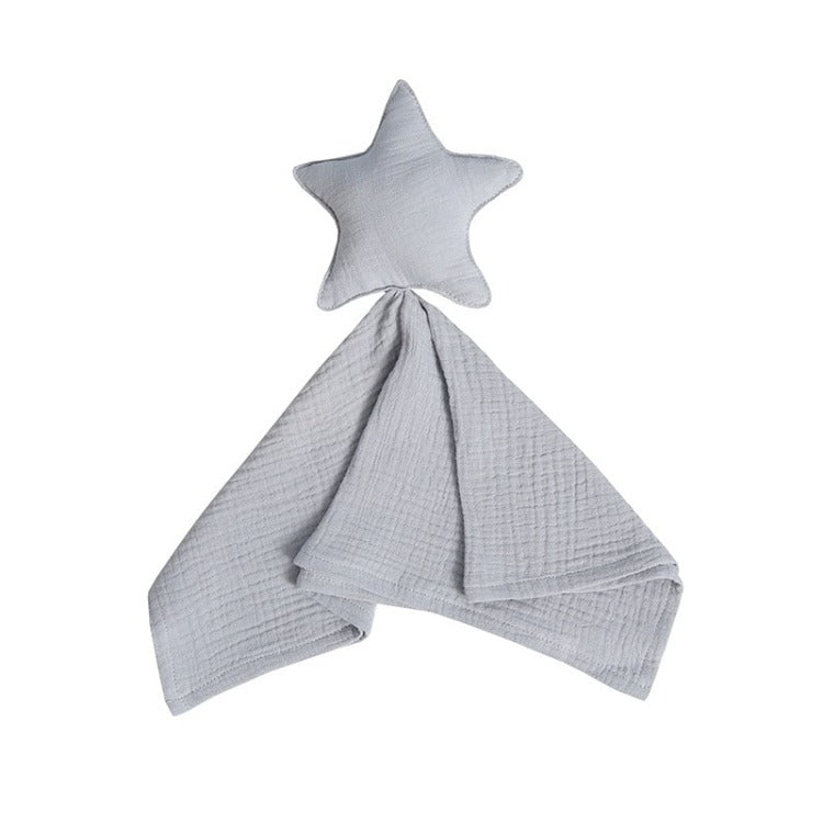 Grey Star Baby Cotton Comforter Security Blanket Sleeping Cuddle iKids