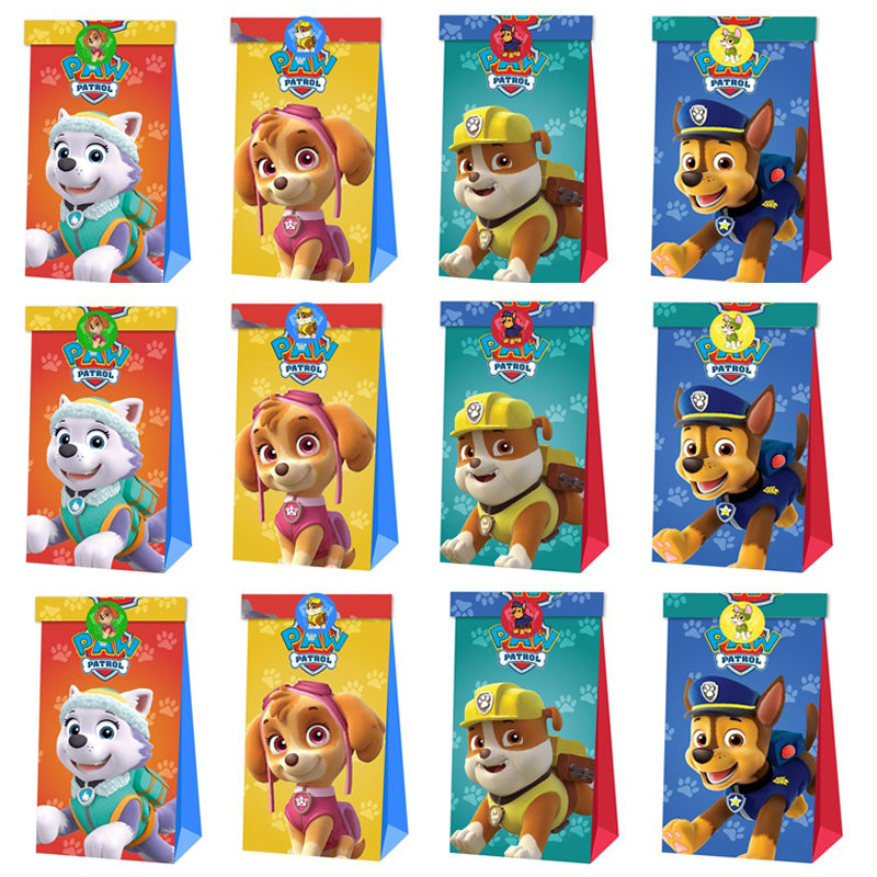 Paw Patrol Fabric Stickers - Pack of 12