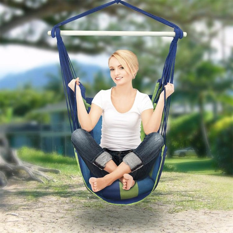 Blue hammock outlet chair