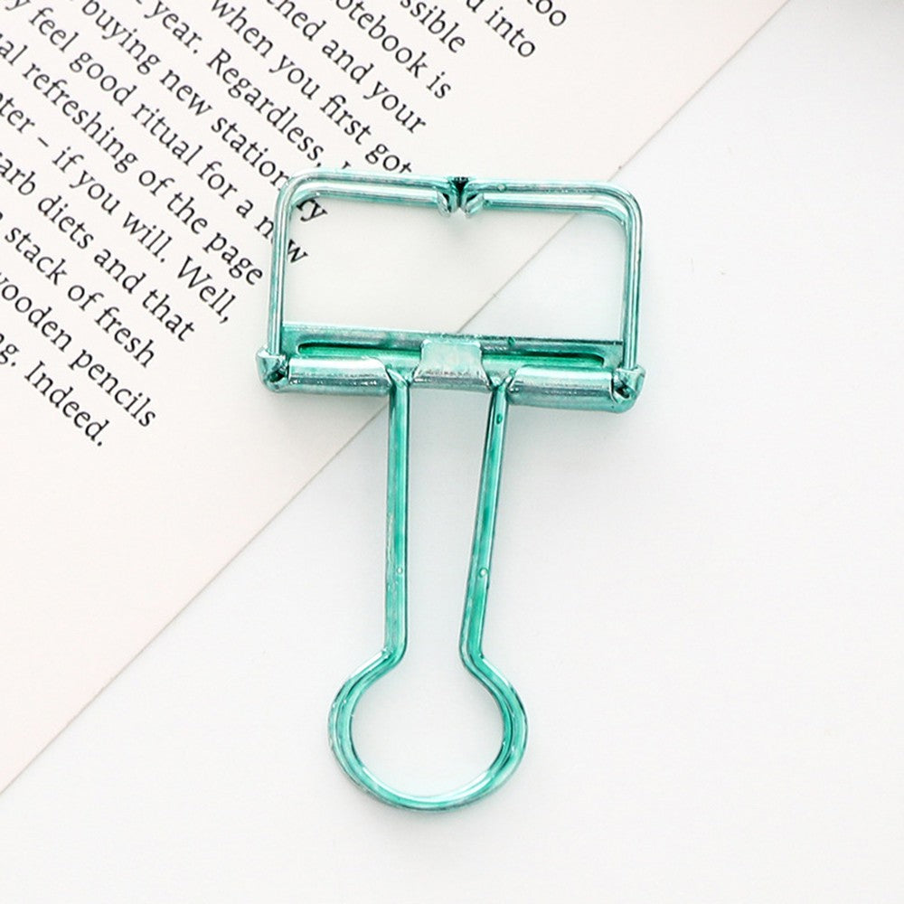 Green deals binder clips