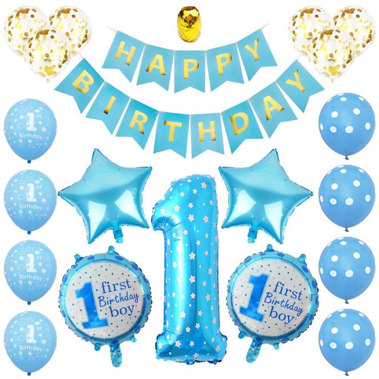 1st birthday best sale balloons for boy