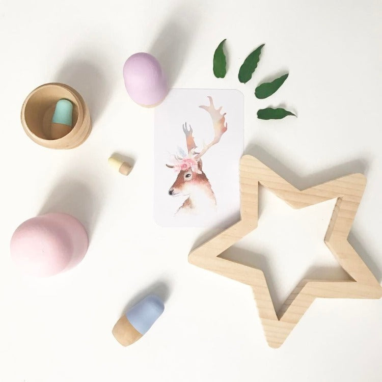 Wooden Star Wall Decor - iKids