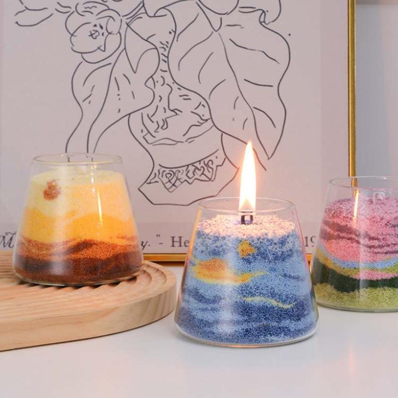 DIY Sand Painting Scented Candle | Blue Wind Chime - iKids