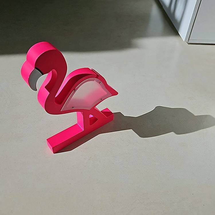 Hot Pink Flamingo Money Box - iKids