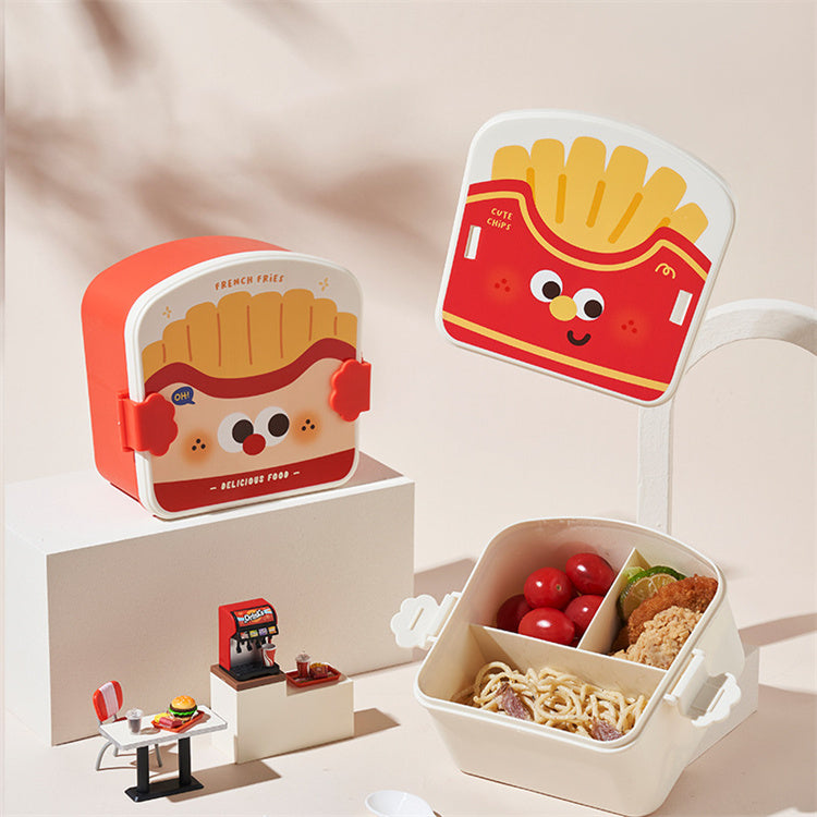 Food Shaped Cute Lunch Box | French Fries - iKids