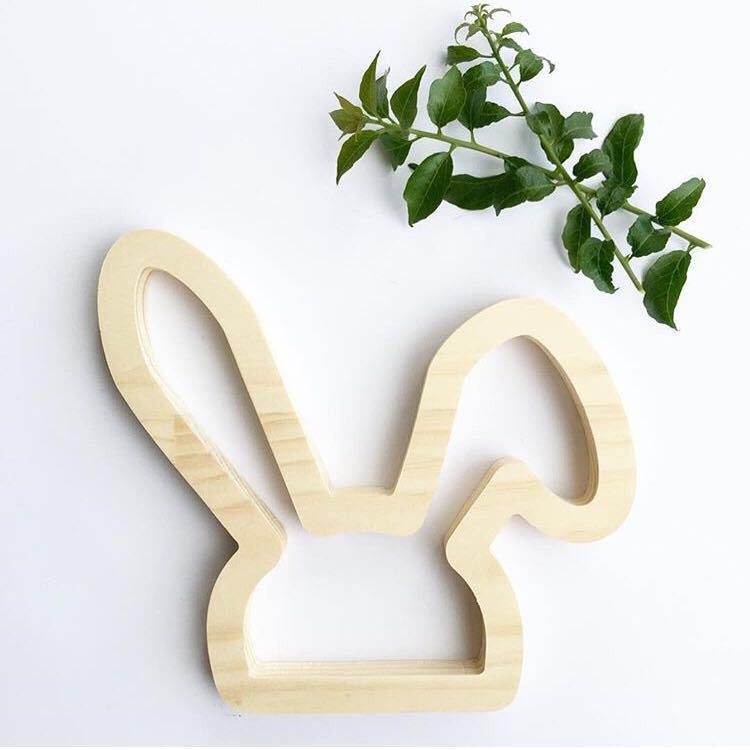 Wooden Rabbit Wall Decor - iKids