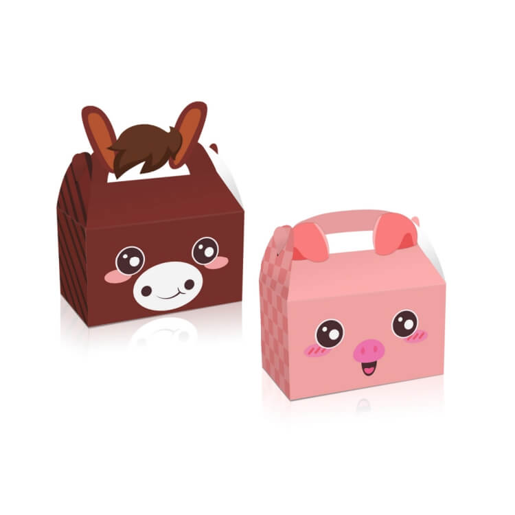 Farm Animal 12 Pcs Party Favor Box - iKids