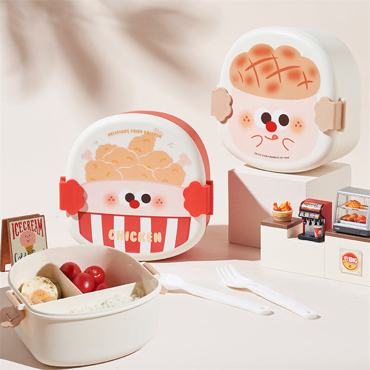 Food Shaped Cute Lunch Box | Fried Chicken - iKids