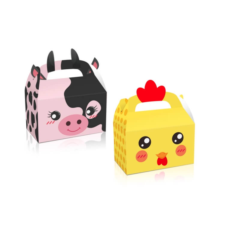 Farm Animal 12 Pcs Party Favor Box - iKids