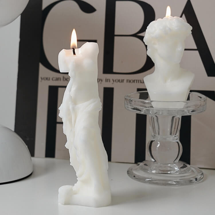 Statue Scented Candle | White Venus - iKids