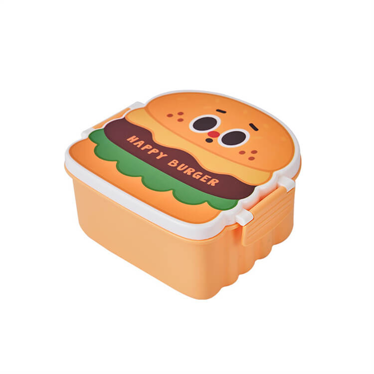 Food Shaped Happy Hamburger Lunch Box - iKids