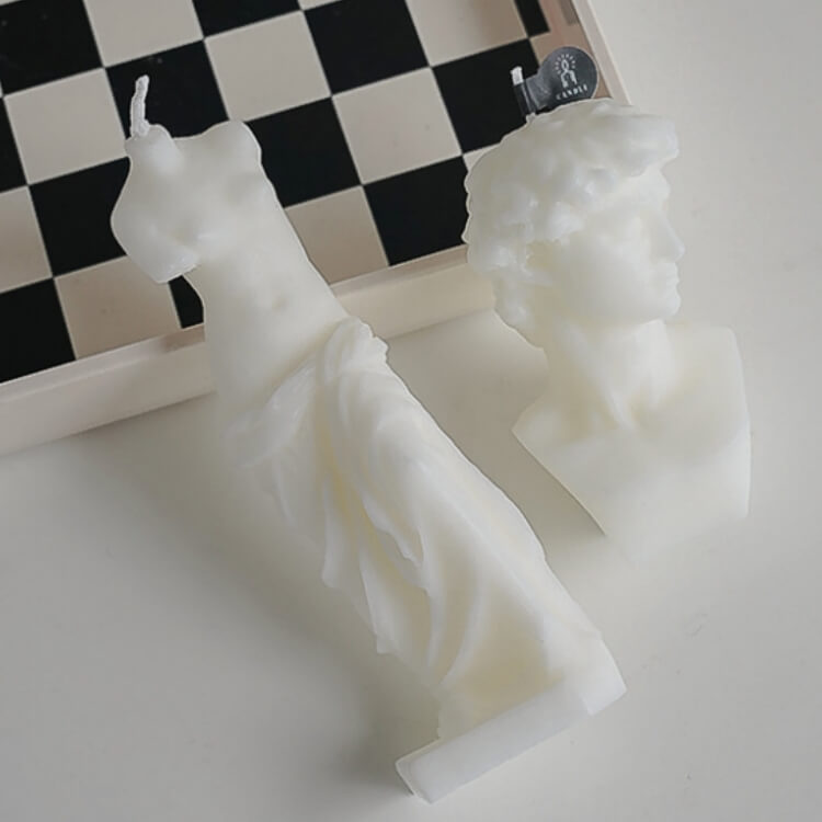 Statue Scented Candle | White Venus - iKids