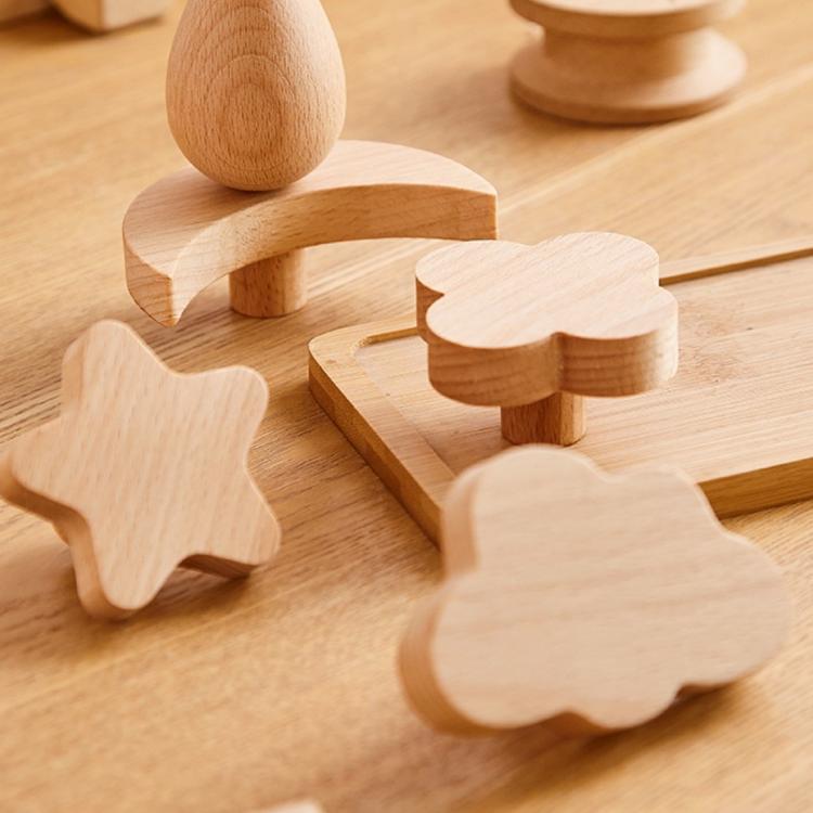 Wooden Cupboard Knob | Cloud - iKids