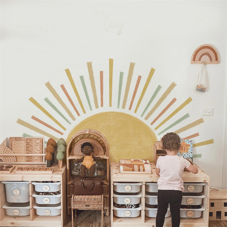 Sunrise Wall Decal | Big Sunshine - iKids