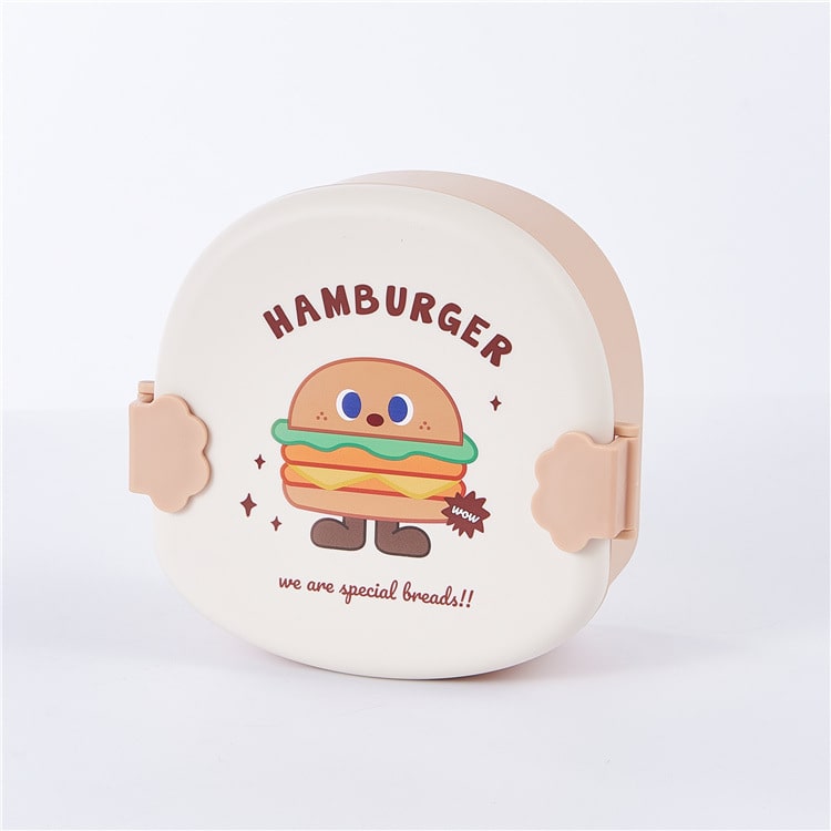 Hamburger with Beige Cover Food Shaped Snack Box - iKids