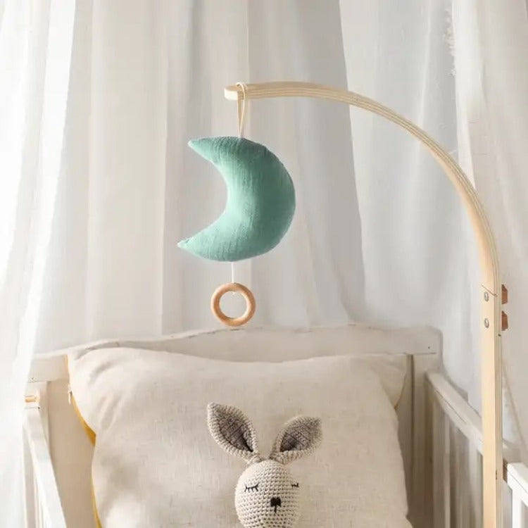 Moon Drawstring Music Box | Teal - iKids