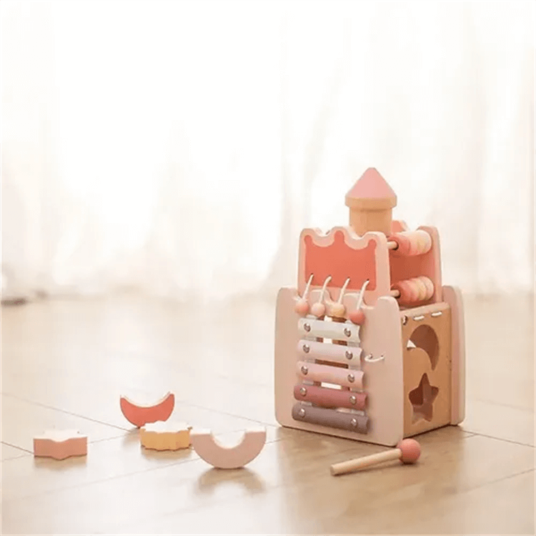 5 in 1 Wooden Castle Cognitive Box - iKids