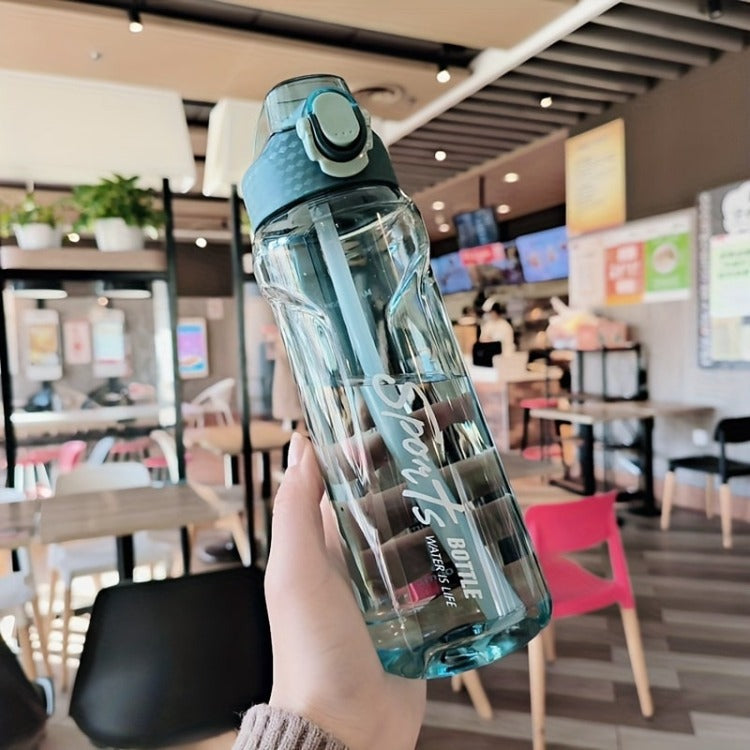 Kids Portable Transparent Water Bottle | Blue 750ml - iKids