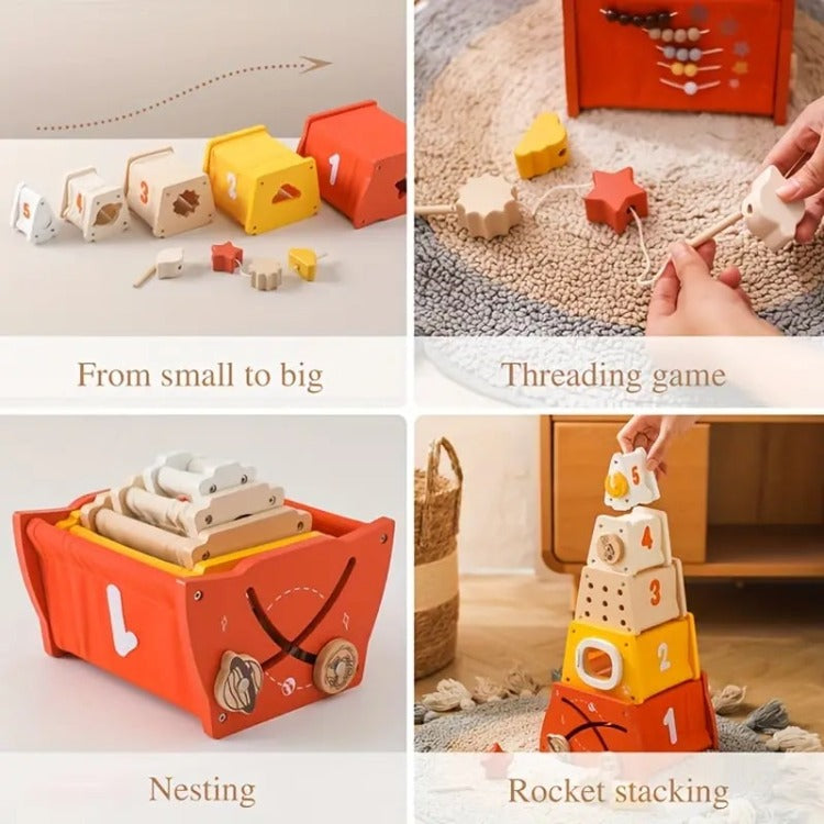 Nesting and Stacking Blocks Tower - iKids