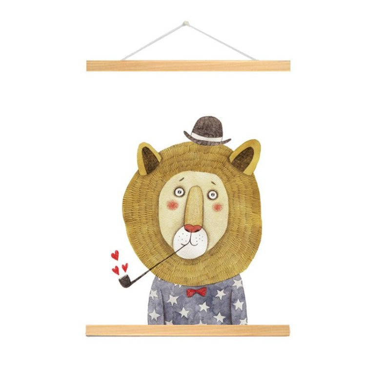 Poster Hanger Frame - Nordic Lion - iKids