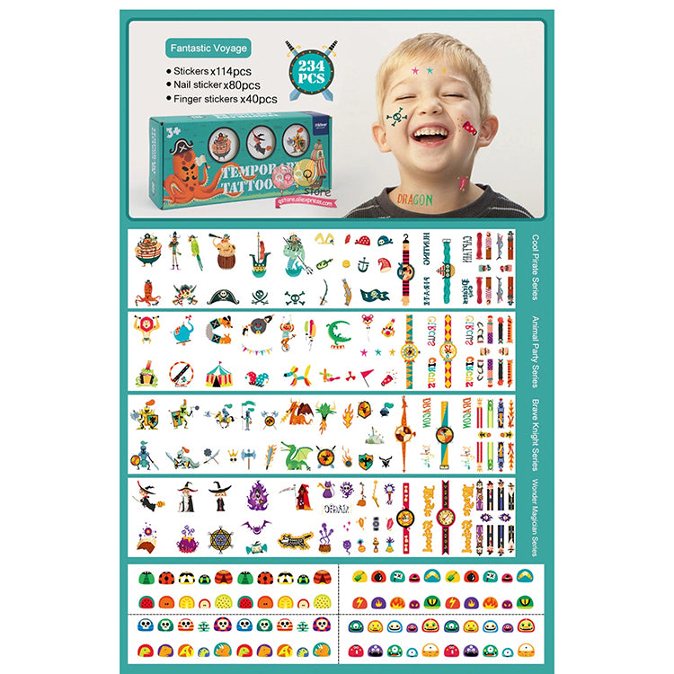 Mideer Temporary Tattoos - Fantastic Voyage - iKids