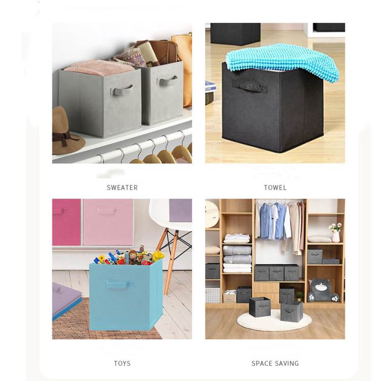 Foldable storage online cubes