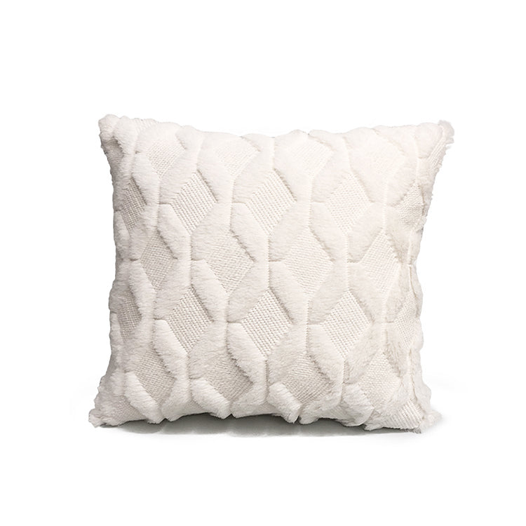 Fluffy Scatter Cushion | Cream White Diamond - iKids