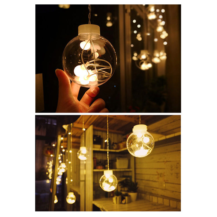 LED String Lights 2.5m Wishing Ball Curtain - iKids