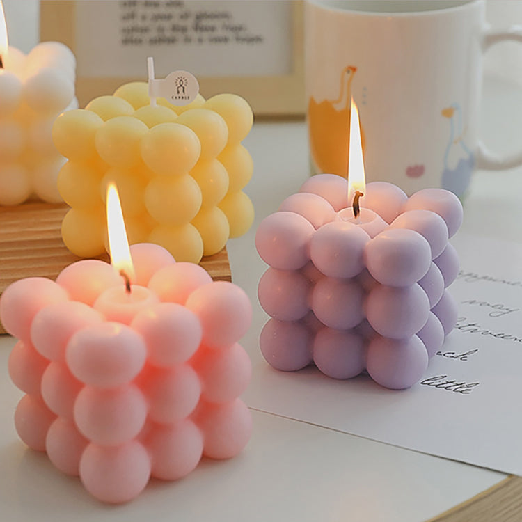 Scented Candle | Purple Bubble Cube - iKids