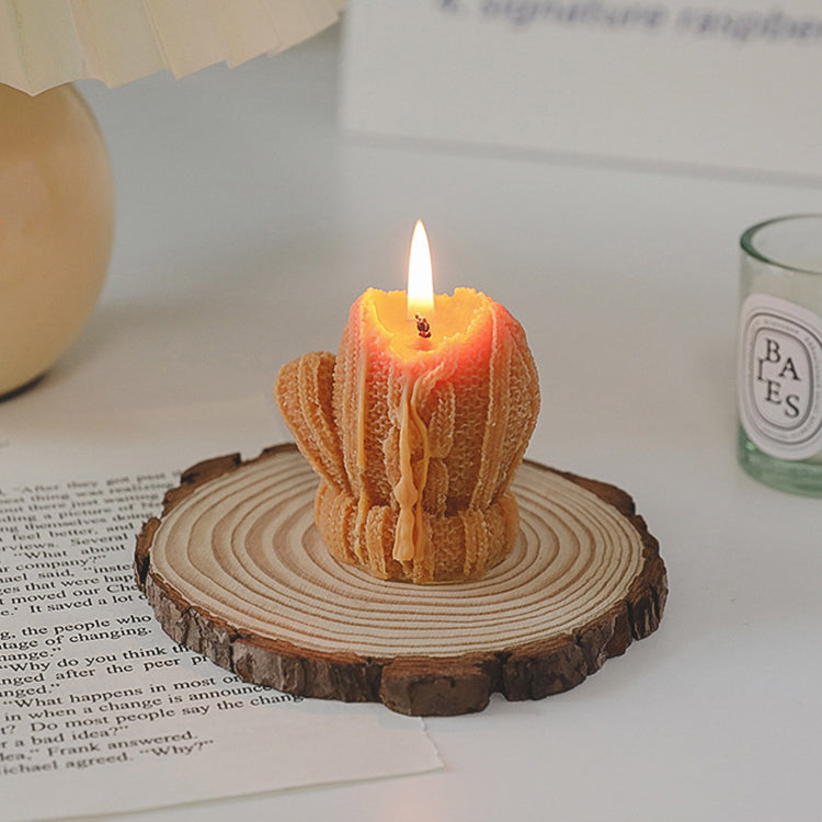 Wood Candle Plate - iKids