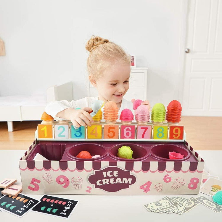 TOP BRIGHT Ice Cream Counter- iKids