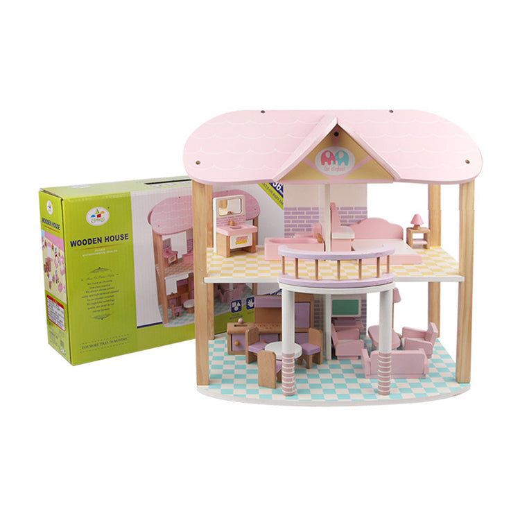 Wooden Storey Dollhouse - iKids