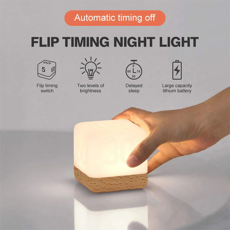 Beech Cube Rechargeable Timing Night Light - iKids