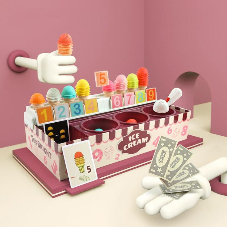 TOP BRIGHT Ice Cream Counter- iKids