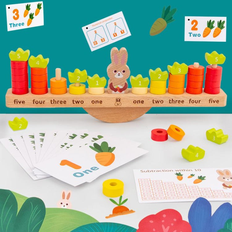 Rabbit Balance Math Building Blocks - iKids